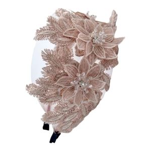 Lace and Rhinestone Headband